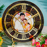 Premium varmala preservation clock/ flower preservation wall clock